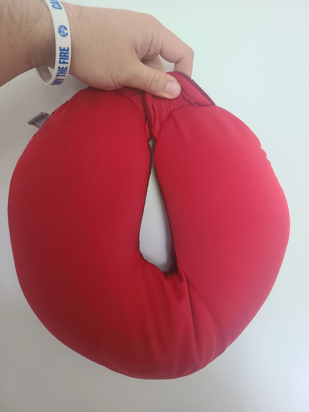 Red Travel Neck Pillow