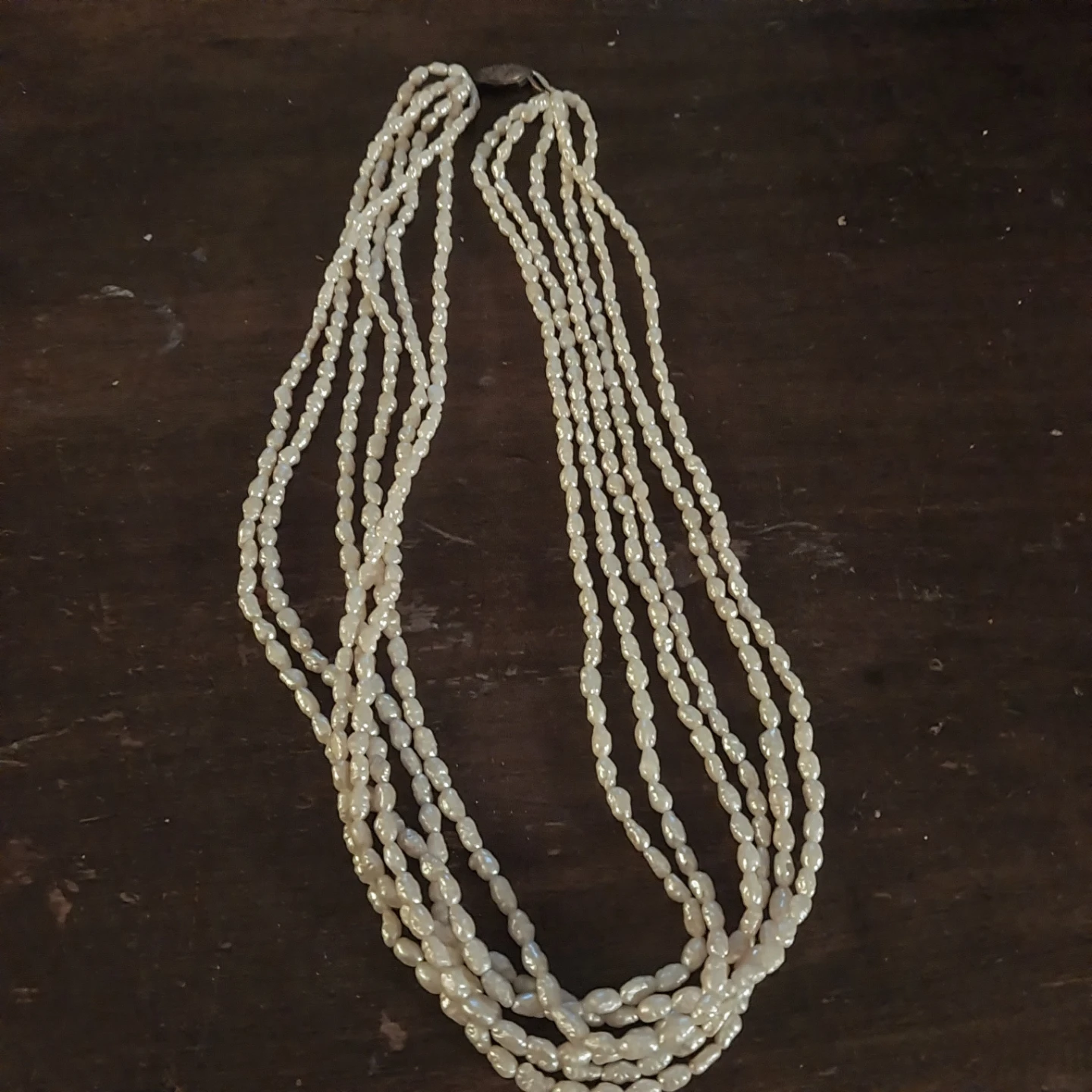 Multi-strand Seed Pearl Necklace