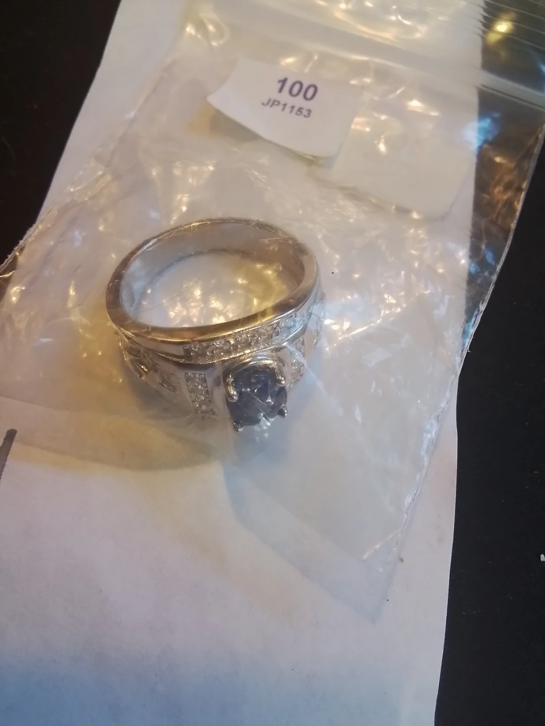 Oval Amethyst Ring with Halo - photo 4