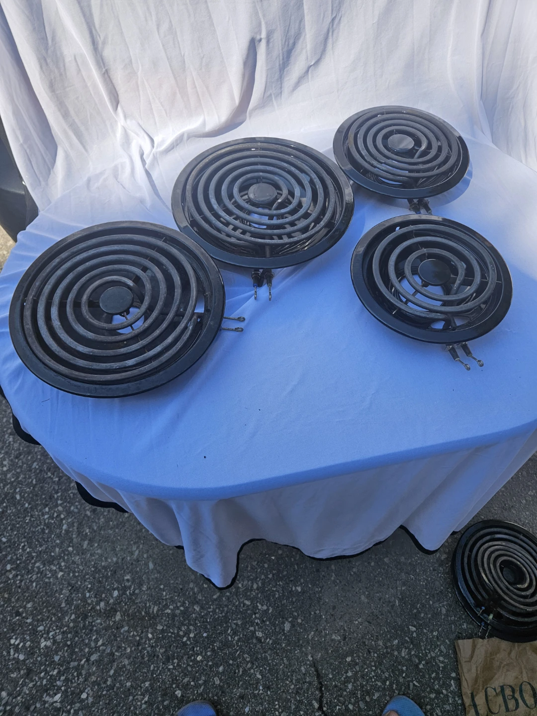 Set of 4 Electric Stove Burner Elements