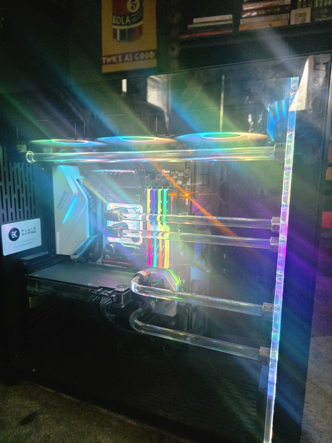 Ek fluid 250 series liquid cooled pre-built PC