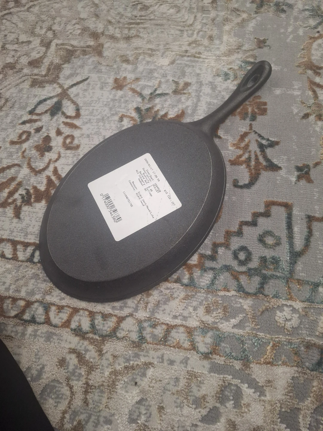Oval Cast Iron Skillet 🏈 - photo 2