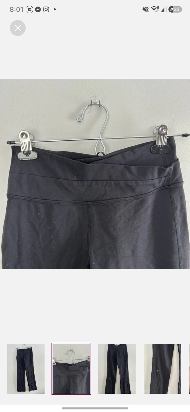 Lululemon Black Cross-Waist Leggings - photo 2