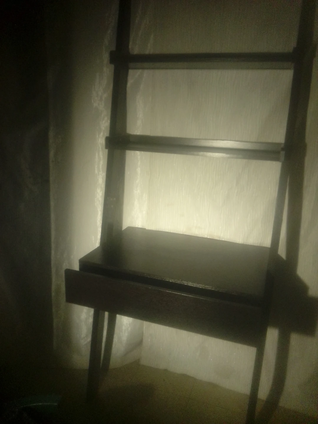 Black Ladder Desk Shelf - photo 2