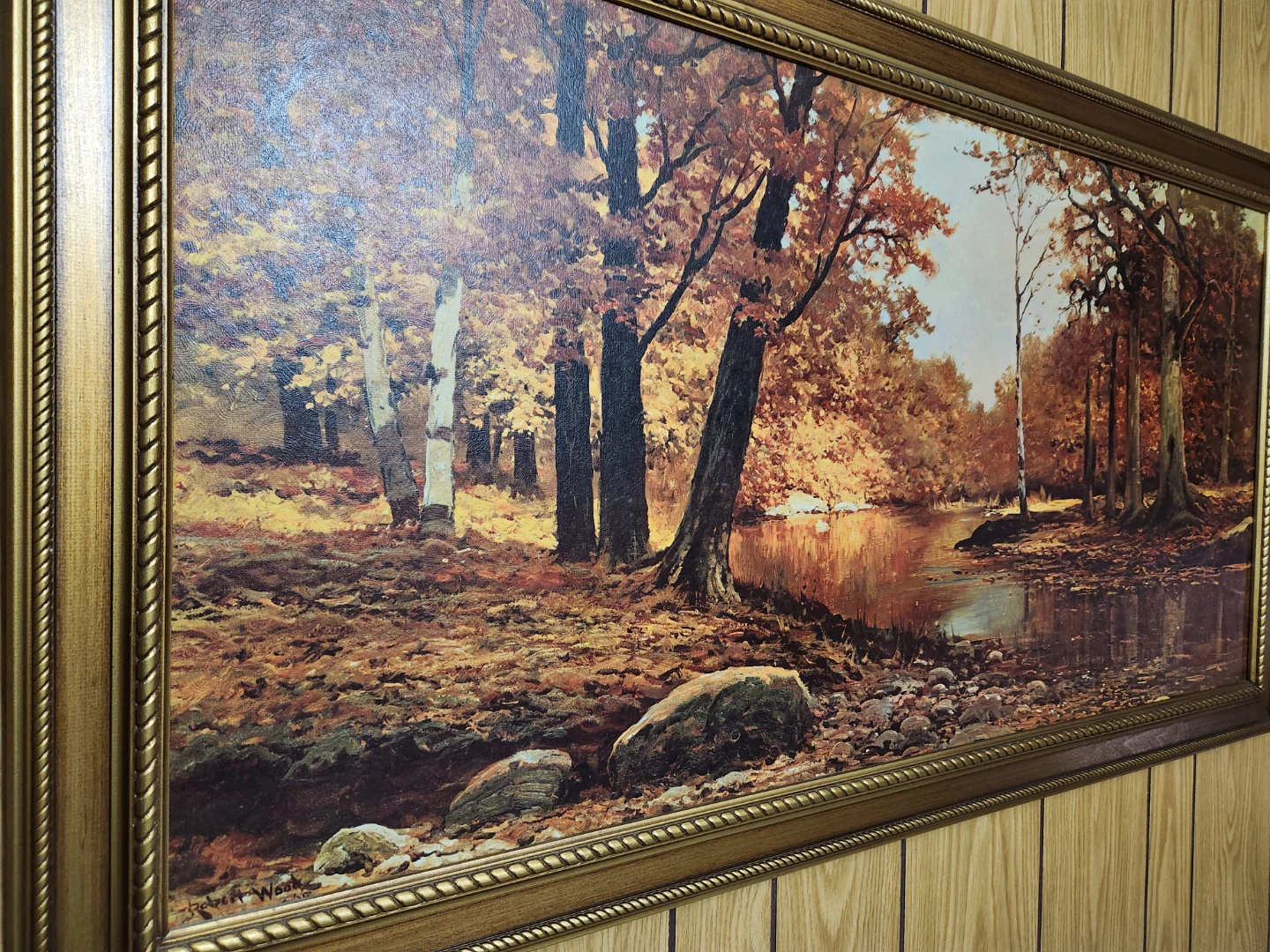 Robert Wood Signed Framed Print - photo 2