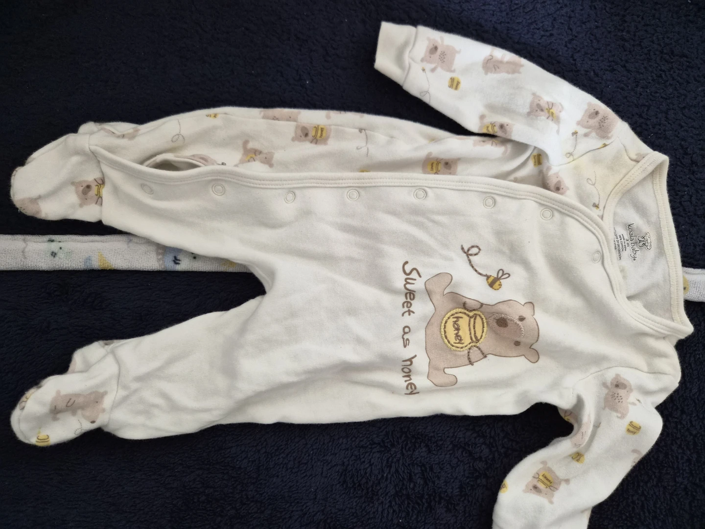 Koala Baby Sweet as Honey Footed Sleeper 3M
