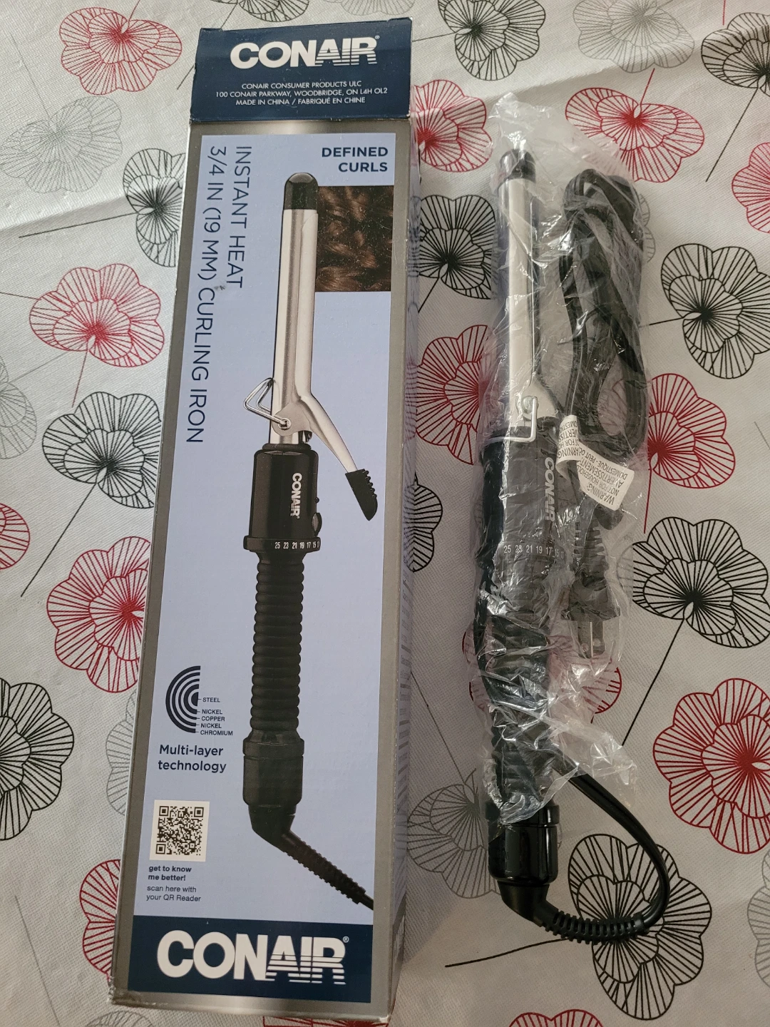 Conair 3/4 inch Instant Heat Curling Iron
