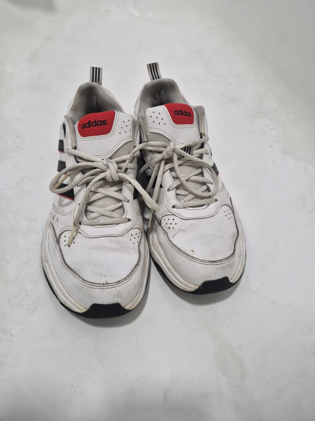 Adidas White Athletic Sneakers - photo 4