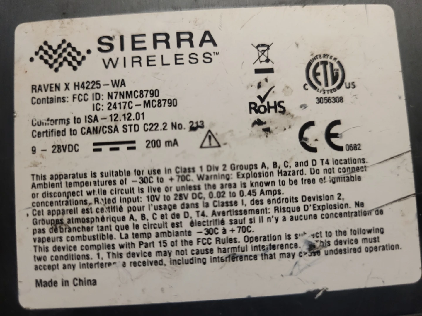 Sierra Wireless AirLink Raven X H4225-WA - photo 4