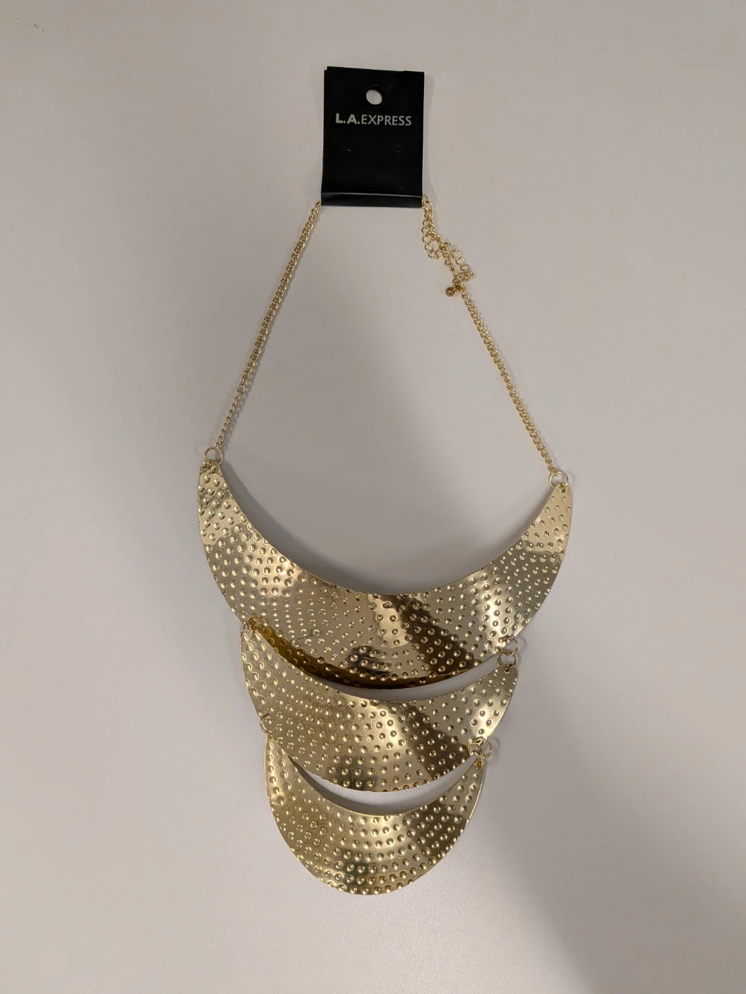 Gold Tone Statement Necklace