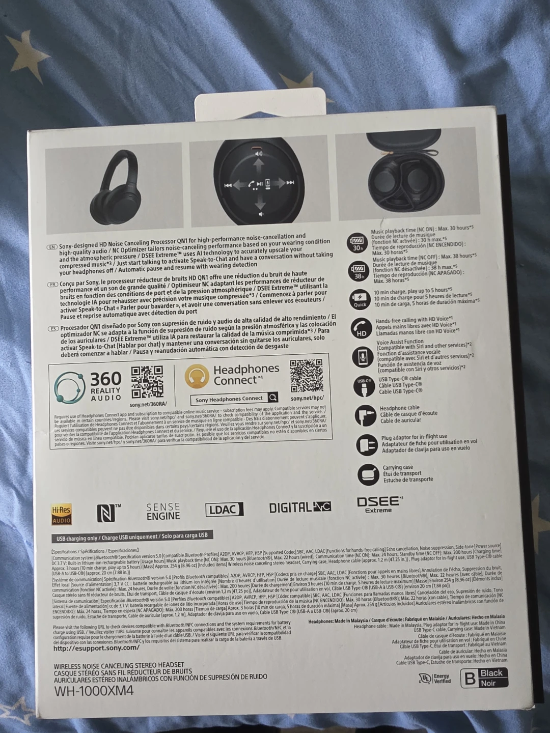 Sony WH-1000XM4 Wireless Noise Canceling Headphones - photo 2