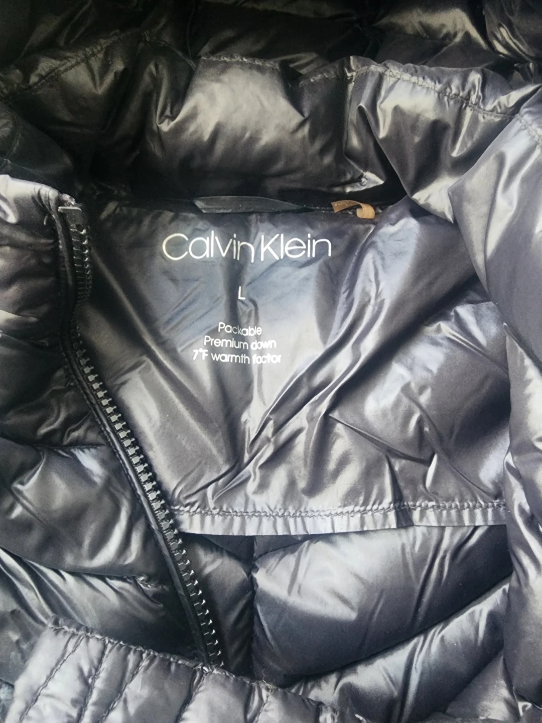 Manteau Calvin Klein en duvet, noir, grand - photo 2