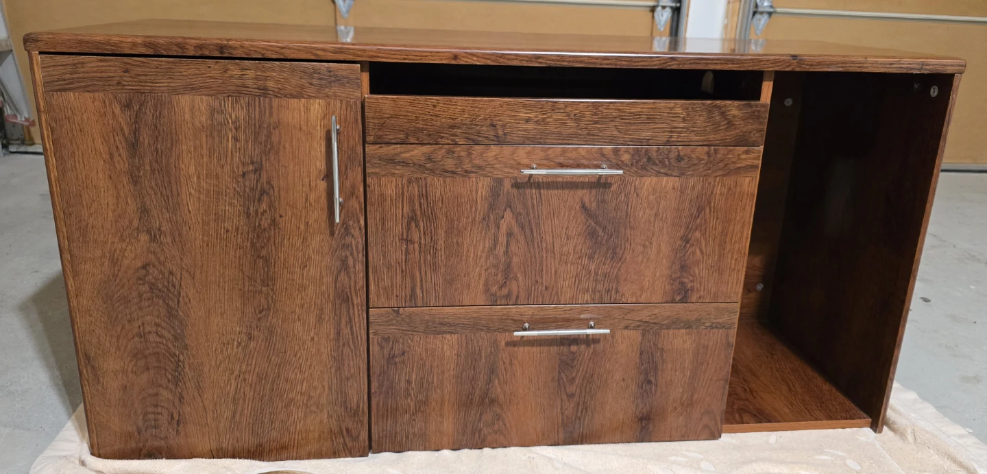 FREE Dark Wood TV Media Console