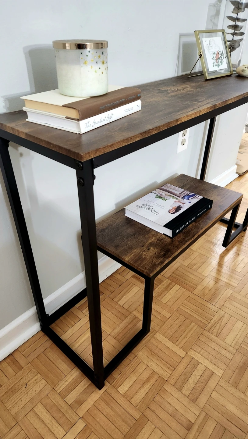Rustic Brown Console Table *new - photo 3