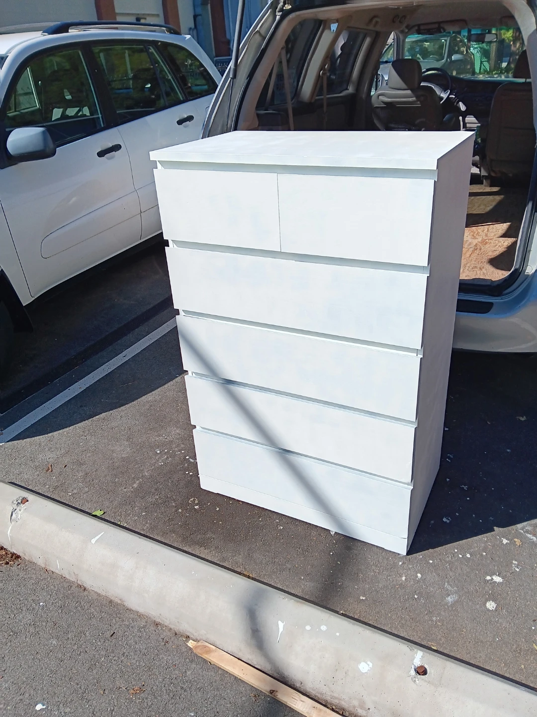 IKEA Malm 6-Drawer Dresser White
