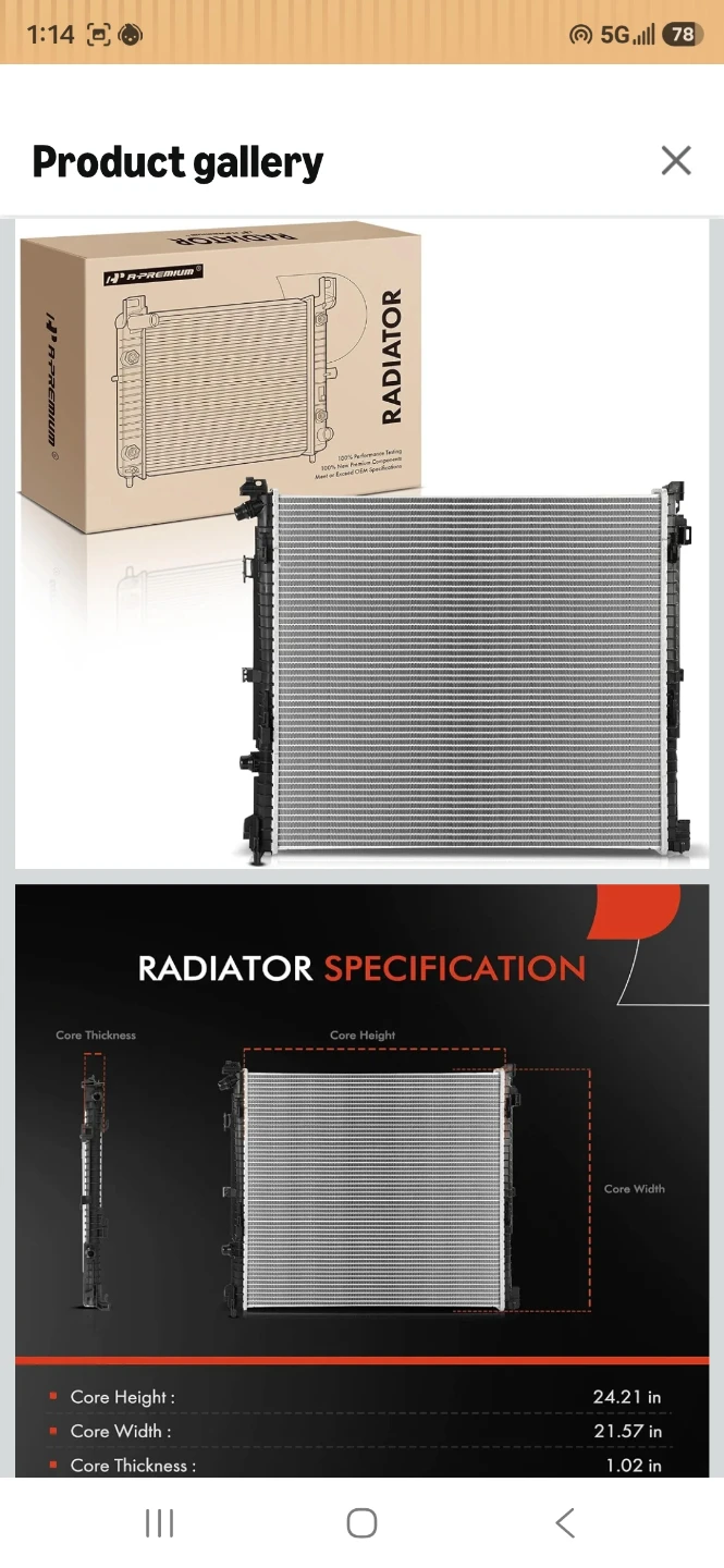 A-Premium Car Radiator