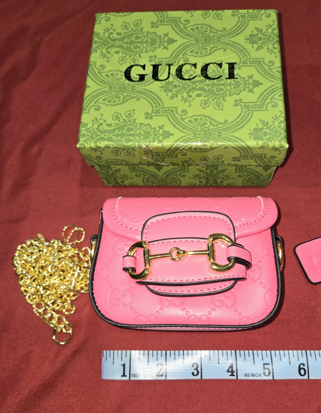 Gucci Pink Horsebit Mini Bag - photo 3
