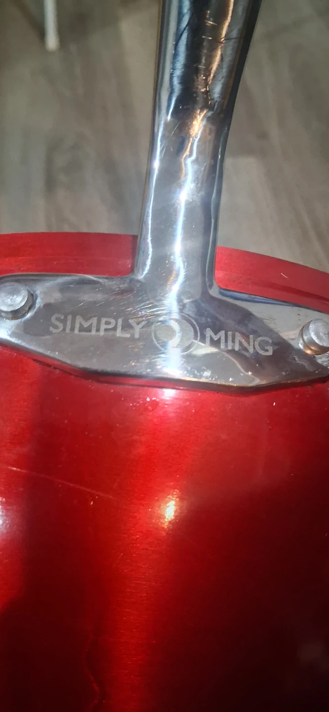 Simply Ming Copper  Wok Large 13 inch Non Stick Red - photo 5