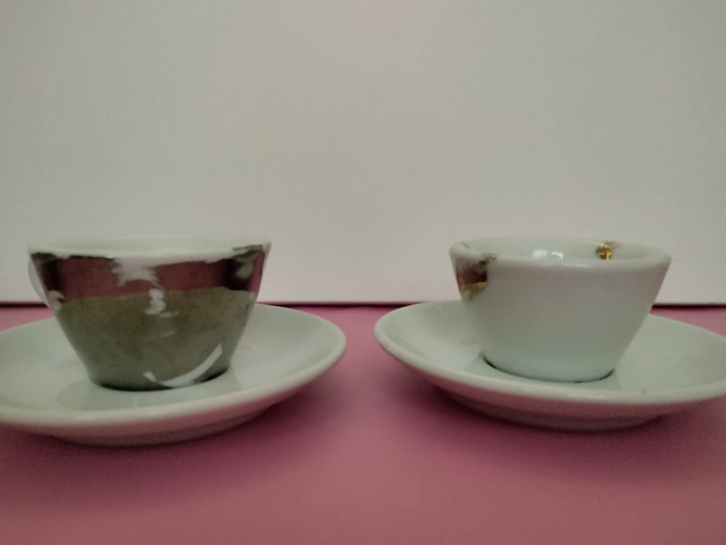 Set of 4 Miniature Coffee - Espresso Cups and Saucers - photo 4
