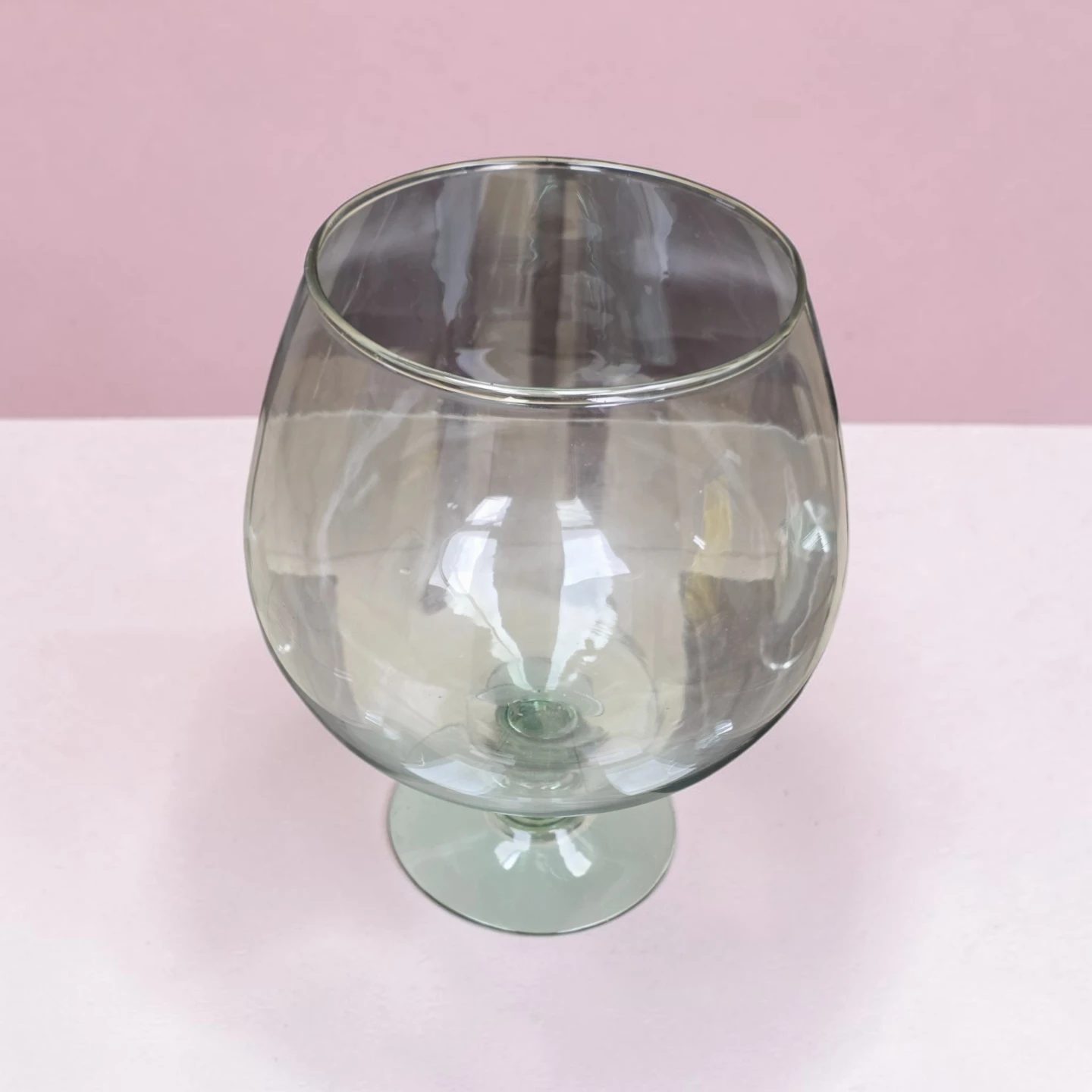Large Round Glass Brandy Snifter - photo 2