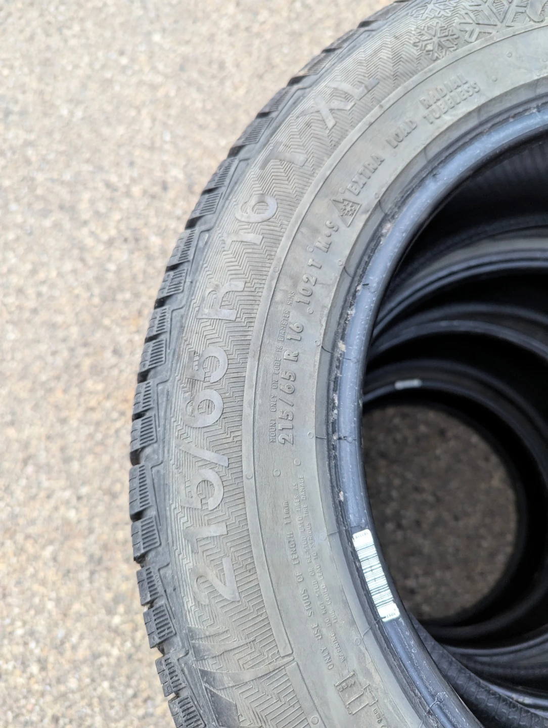 215/65R160 Gislaved NordFrost Winter Tires - photo 3