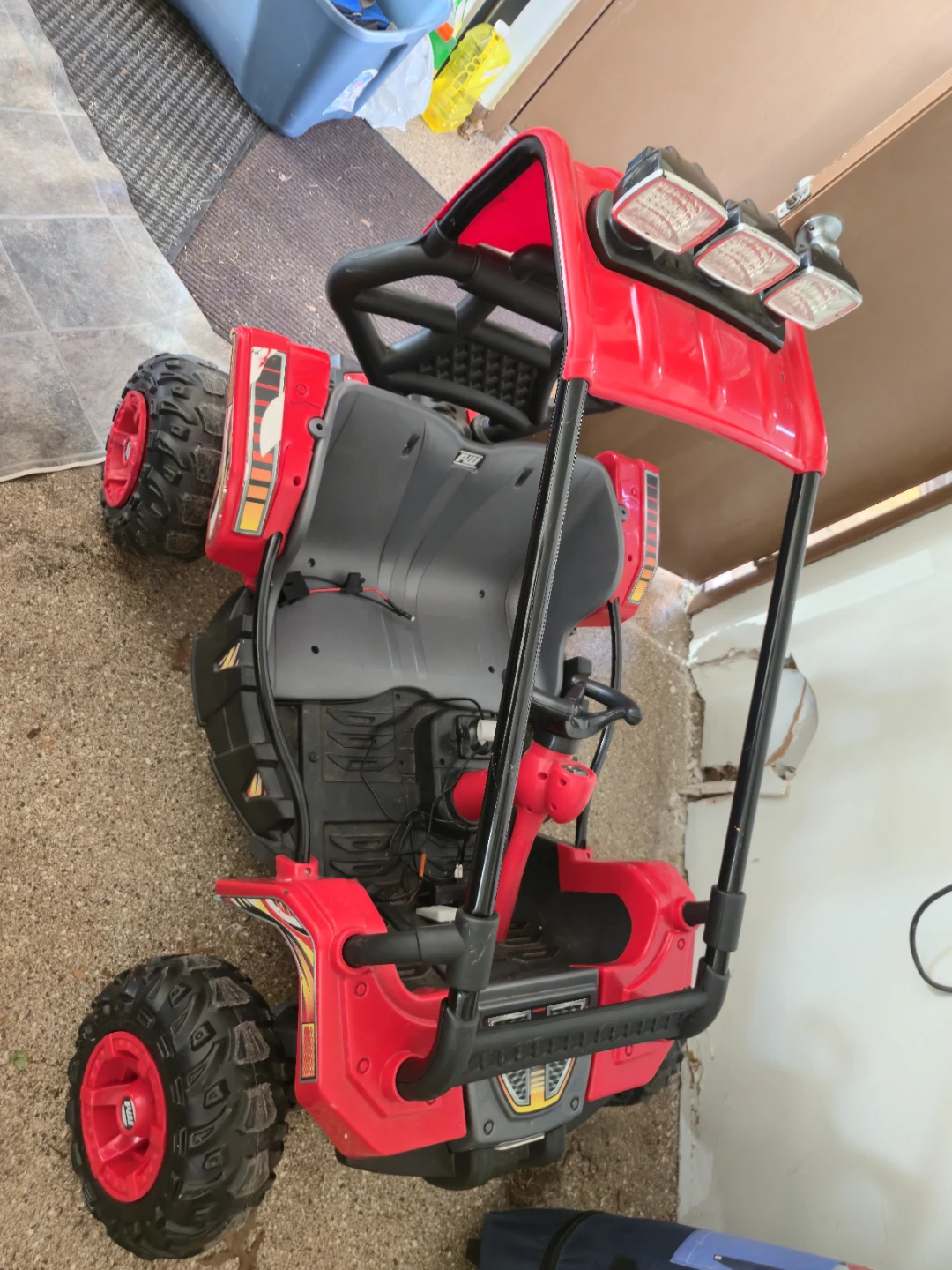 Power Wheels Kids 4-Wheel Ride-On UTV + Battery & Charger