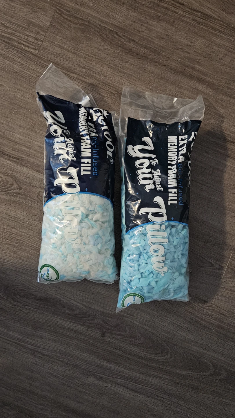 Coop Home Goods Extra Gel-Infused Memory Foam Fill - 2 Bags
