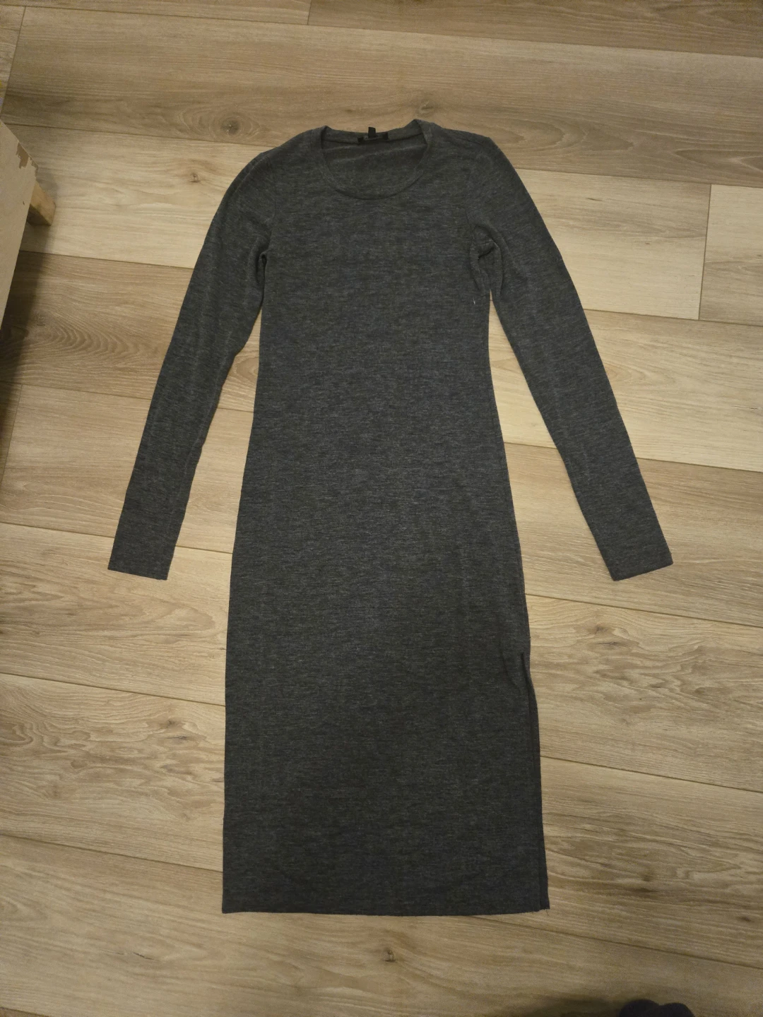 Wilfred Free Charcoal Midi Dress