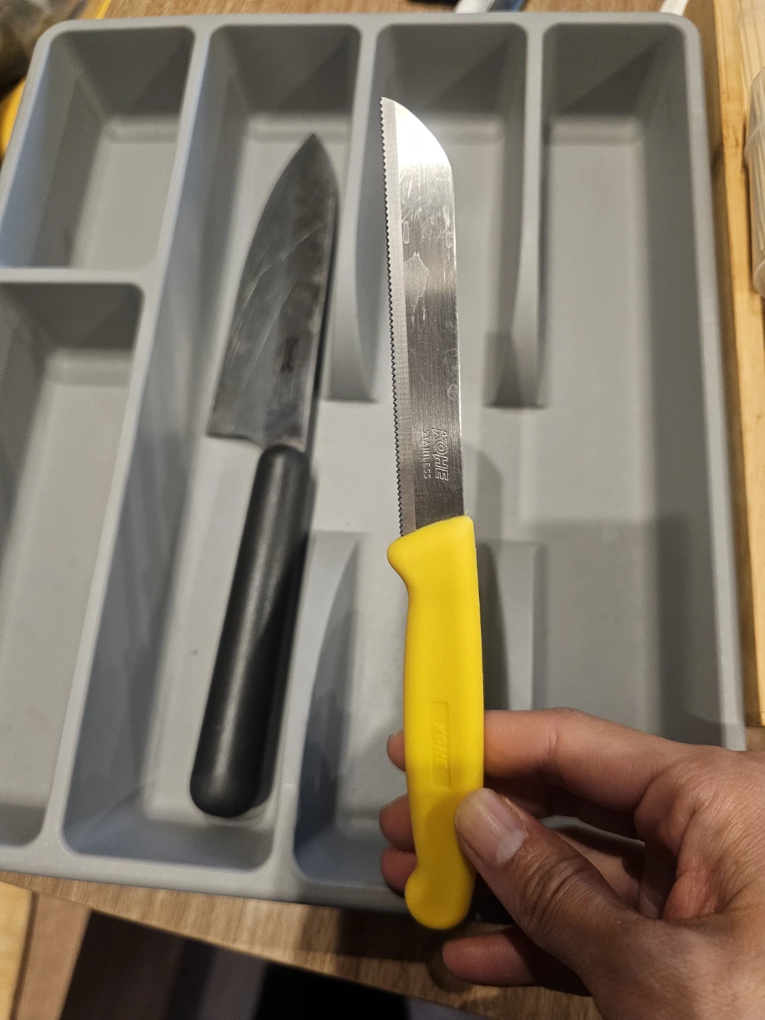 IKEA Cutlery Organizer Tray + 2 knifes