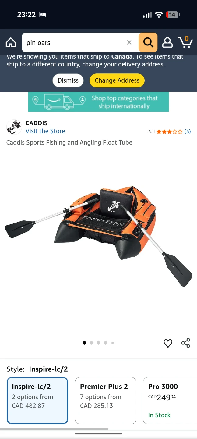 Caddis Inspire LC/II fishing float