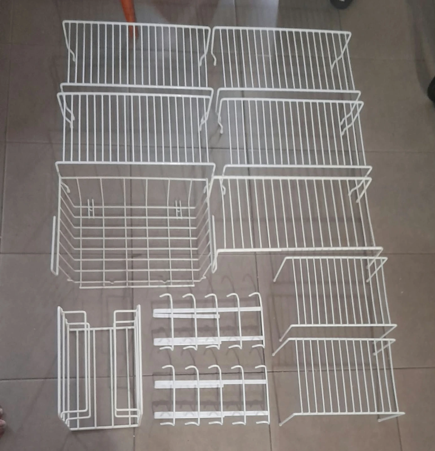 11 piece  - Value $85+  Wire Kitchen Cabinet Shelf Organizers 🏈