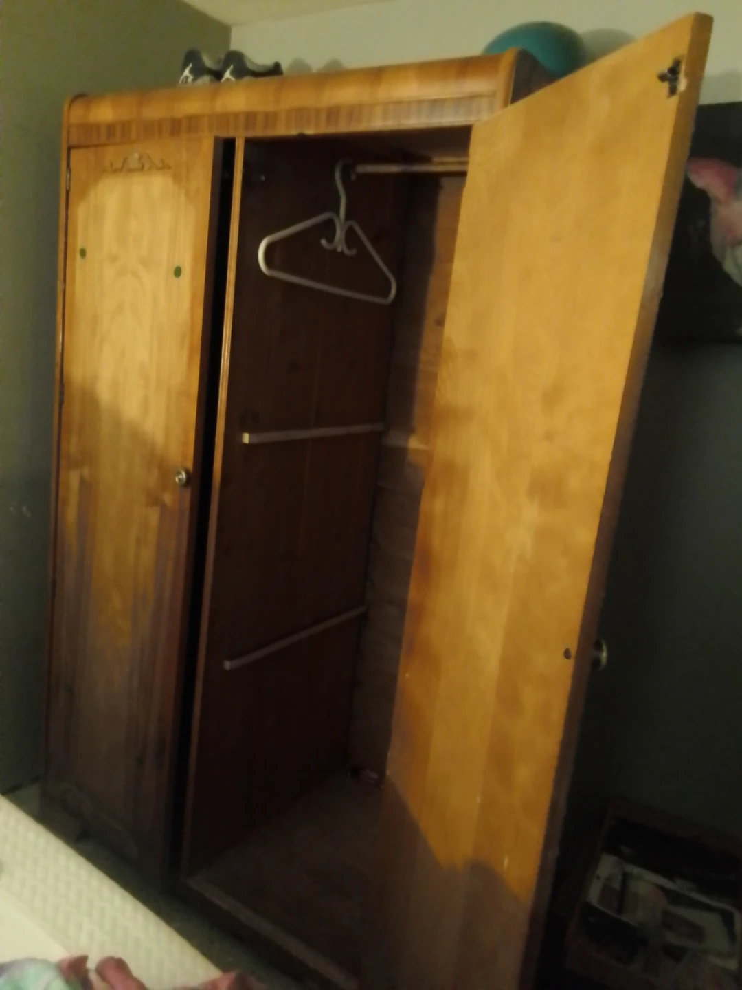 Vintage Wooden Wardrobe