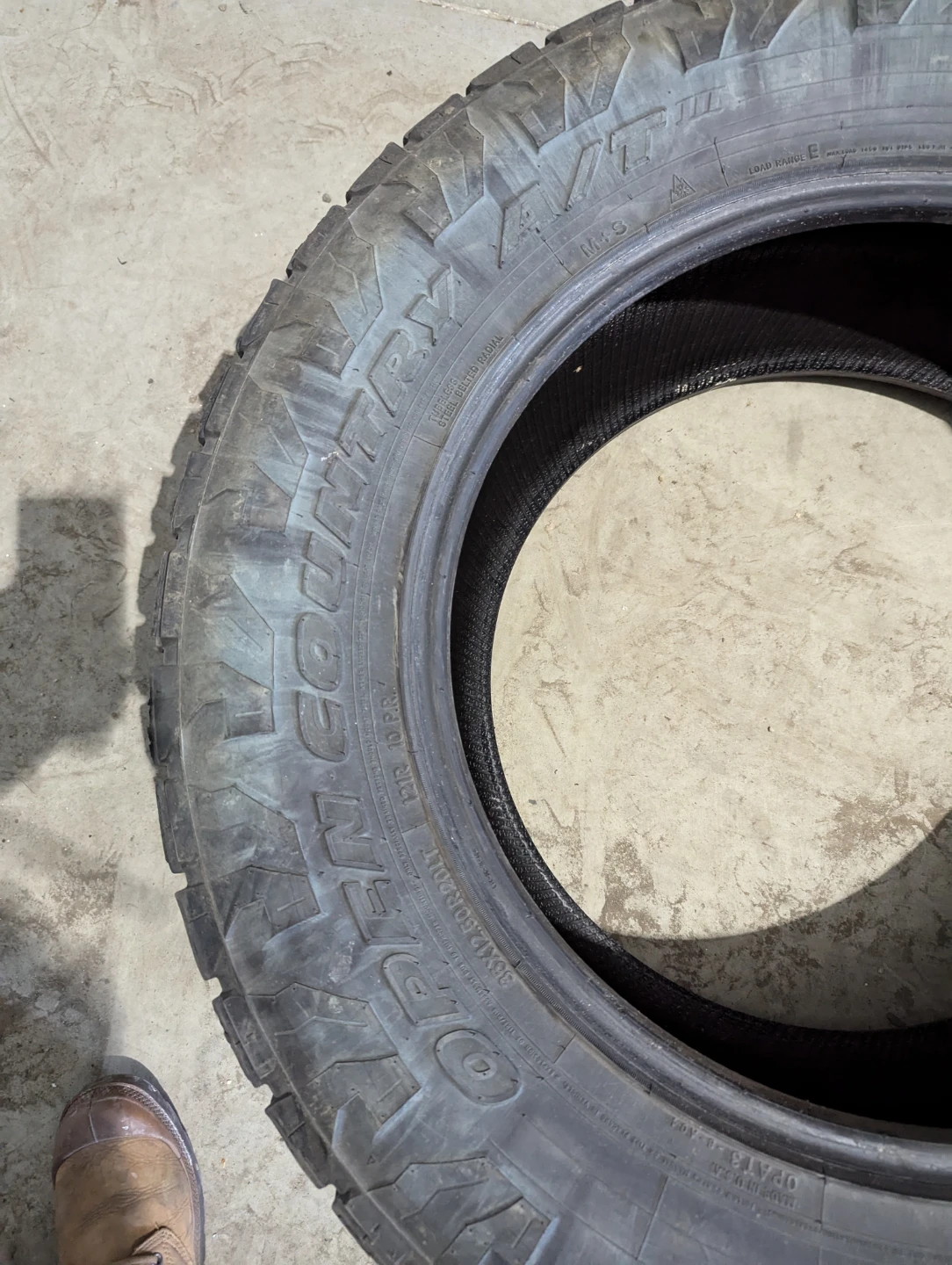 35x12.50R20LT Toyo Open Country A/T Tires - photo 3