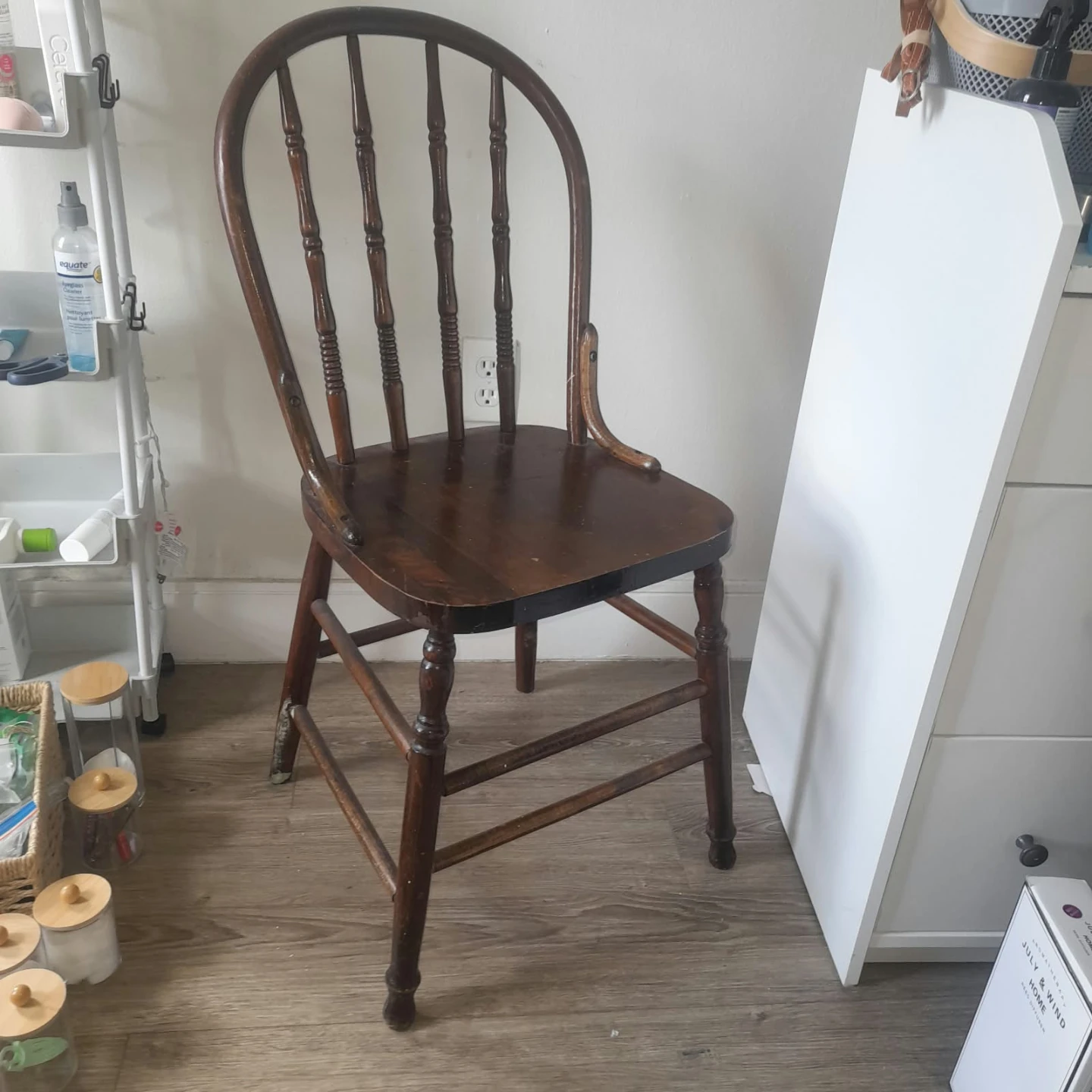 Antique Wooden Windsor-style Chair - photo 2