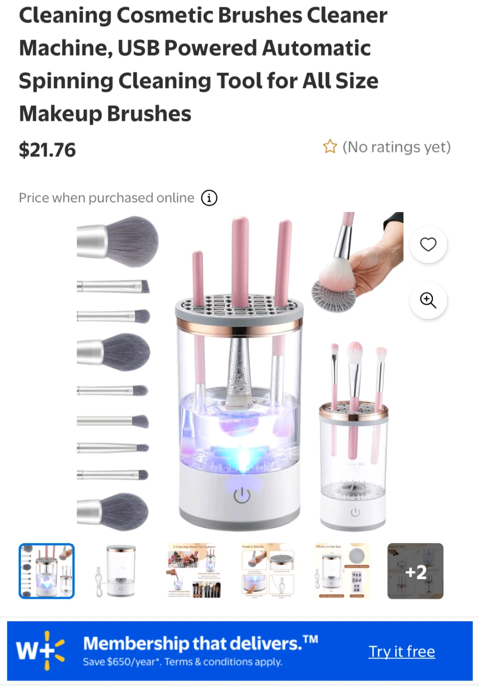 Portable Makeup Brush Cleaner