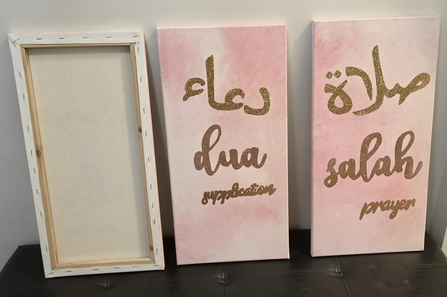 Set of 3 Islamic Wall Art Canvases - photo 2