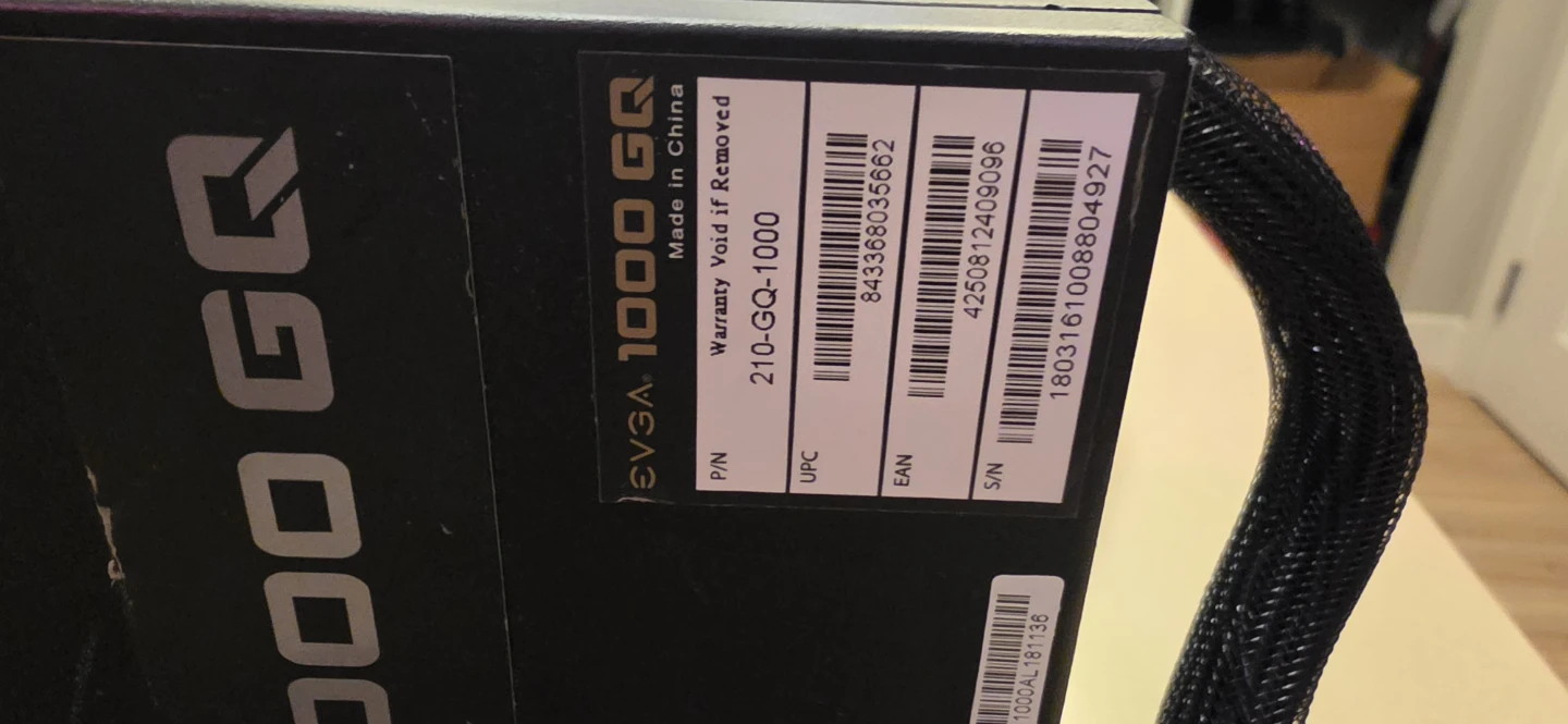 EVGA 1000 GQ Power Supply Unit x2 - photo 4