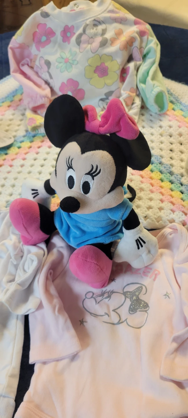 Minnie Mouse Baby Clothing and Plushie Bundle - photo 3