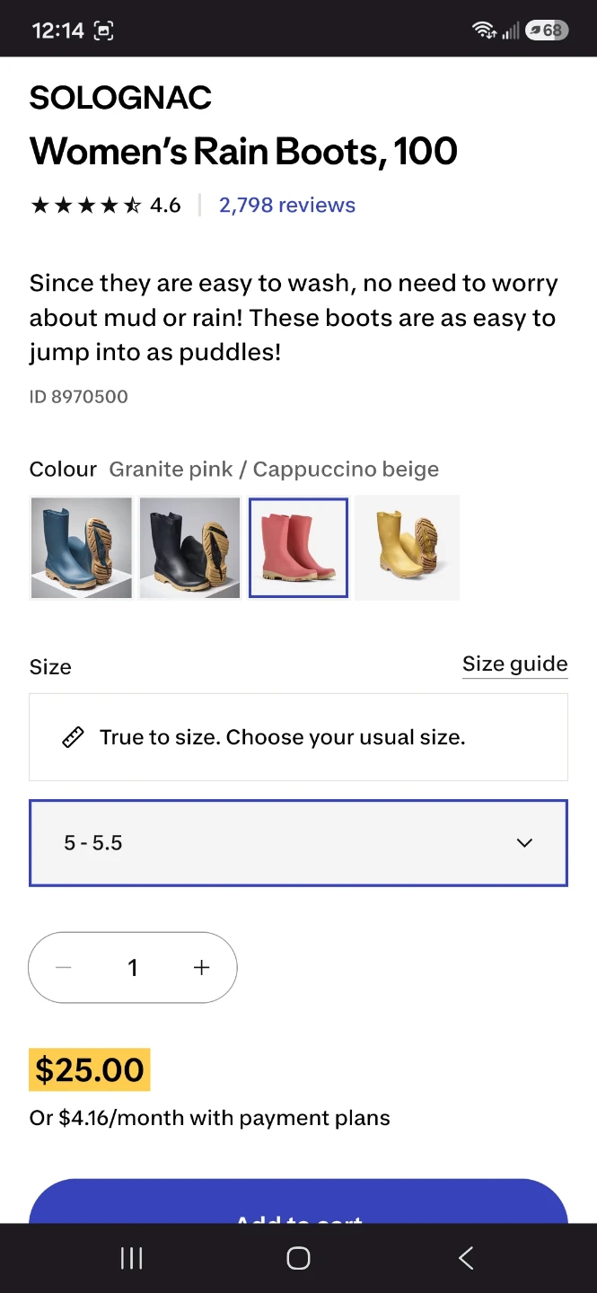 Women's rain boots - photo 3
