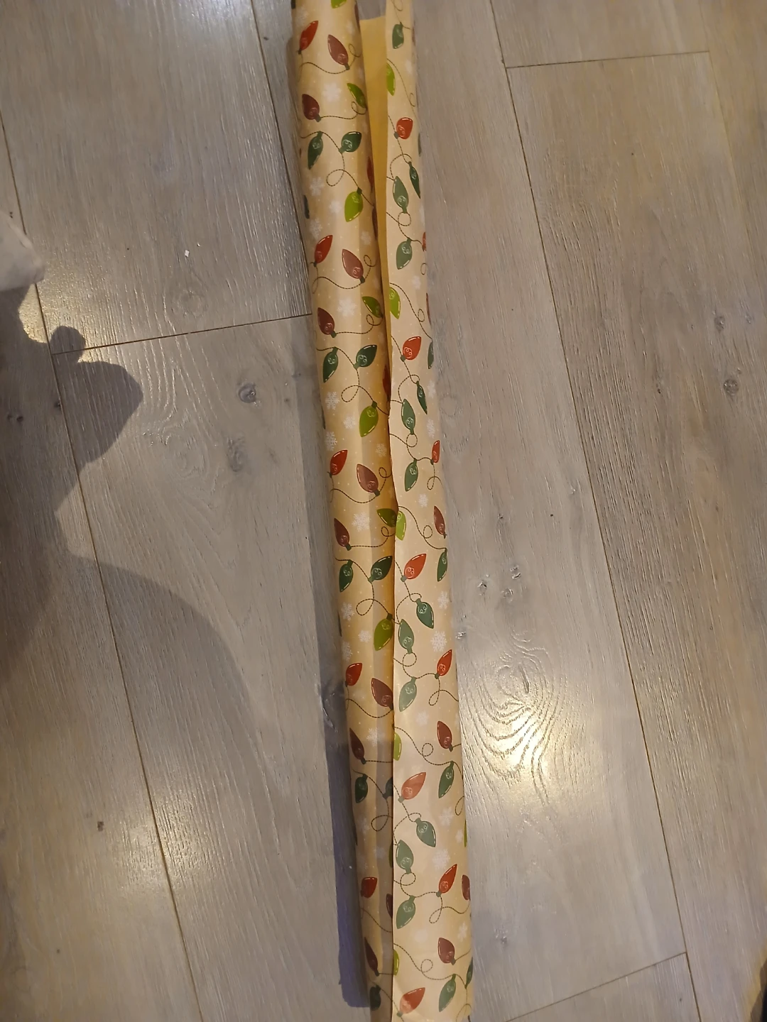Christmas Light Pattern Wrapping Paper