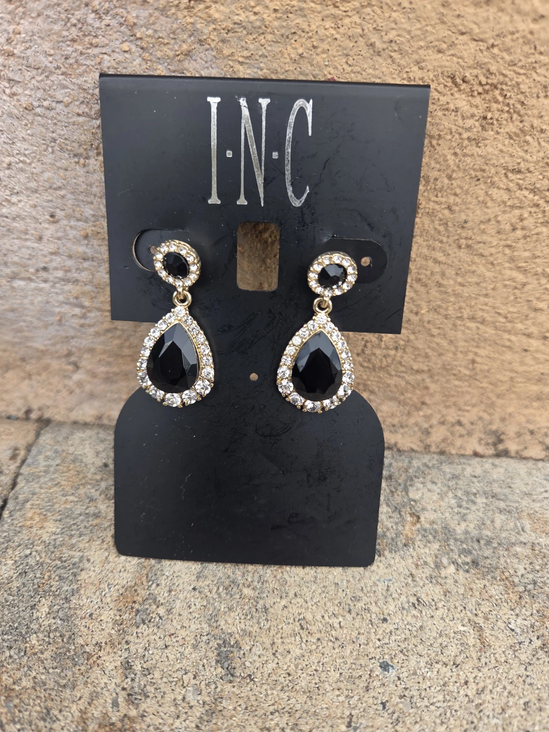 Charter club Teardrop Crystal Earrings