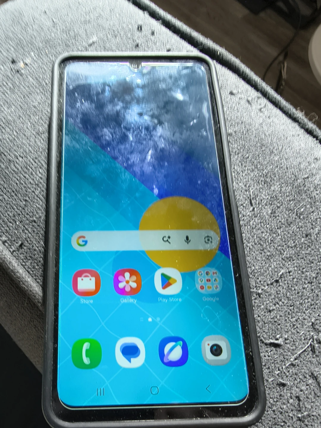 Samsung Galaxy a07 with Protective Case