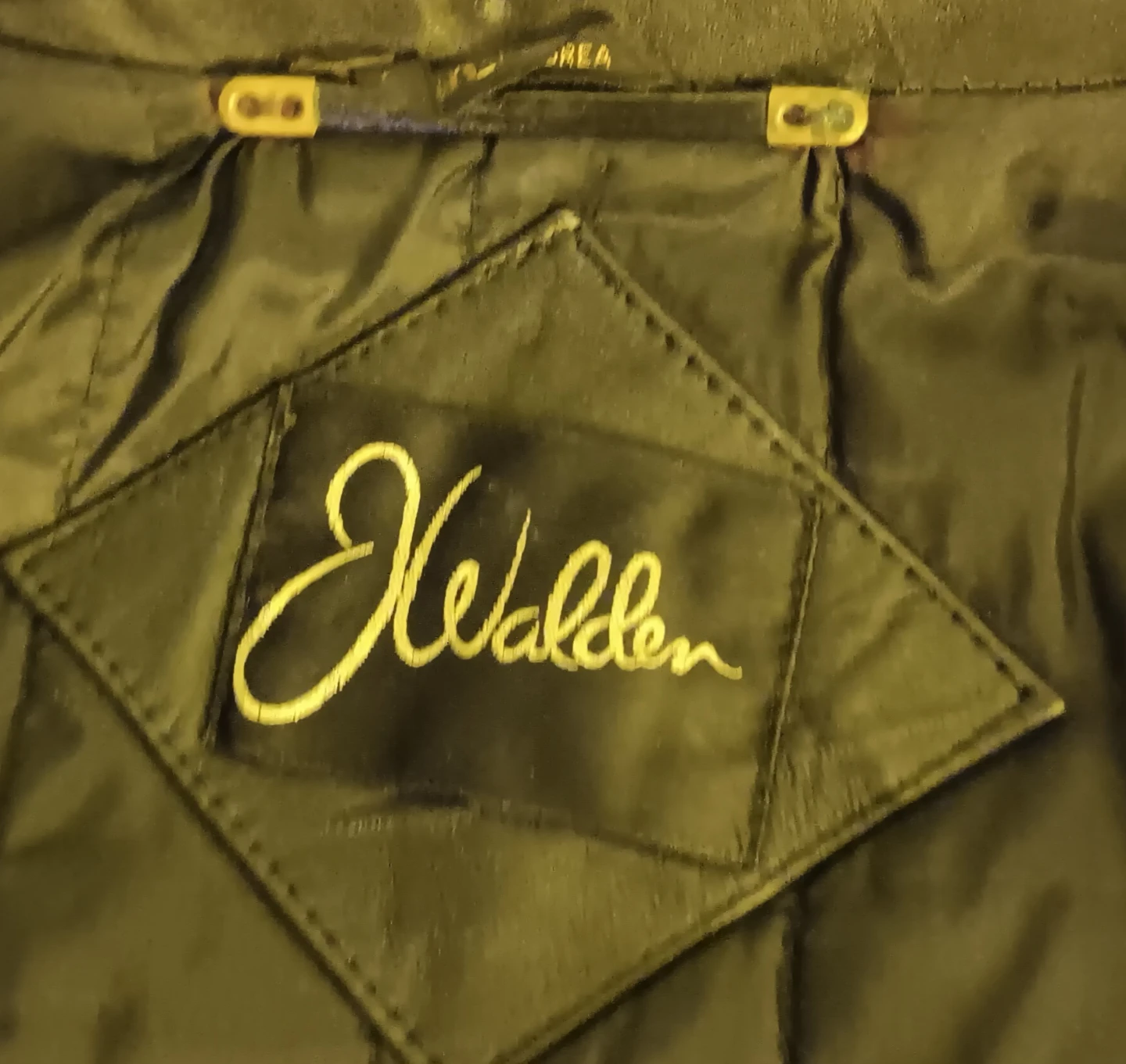 🔥 RARE 80s J Walden Genuine Leather Batwing Bomber - photo 5