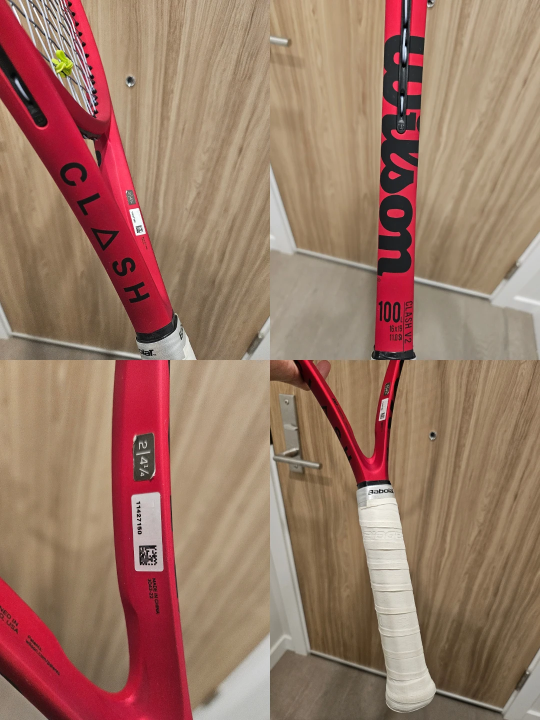 Wilson Clash 100 V2 Tennis Racket - photo 2