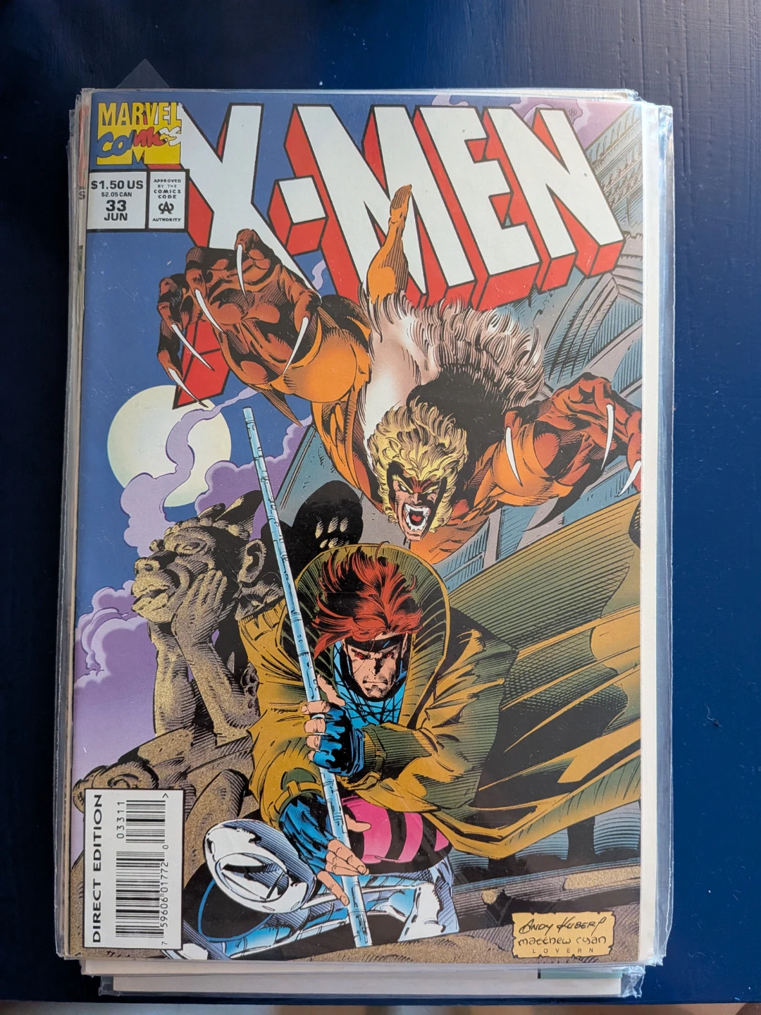 Lot of 5 Vintage Marvel X-Men & Wolverine Comic Books