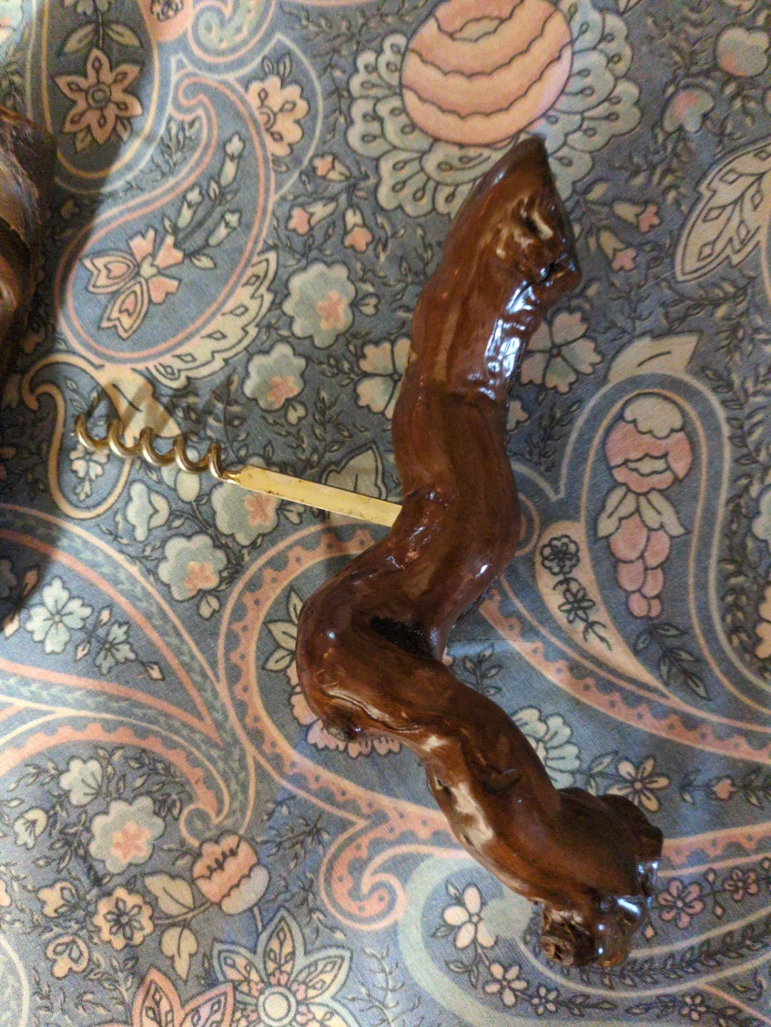 Hand-Carved Wooden Corkscrews - photo 3
