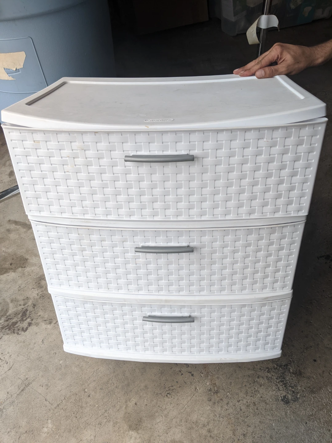 Sterilite 3-Drawer Woven Storage Unit