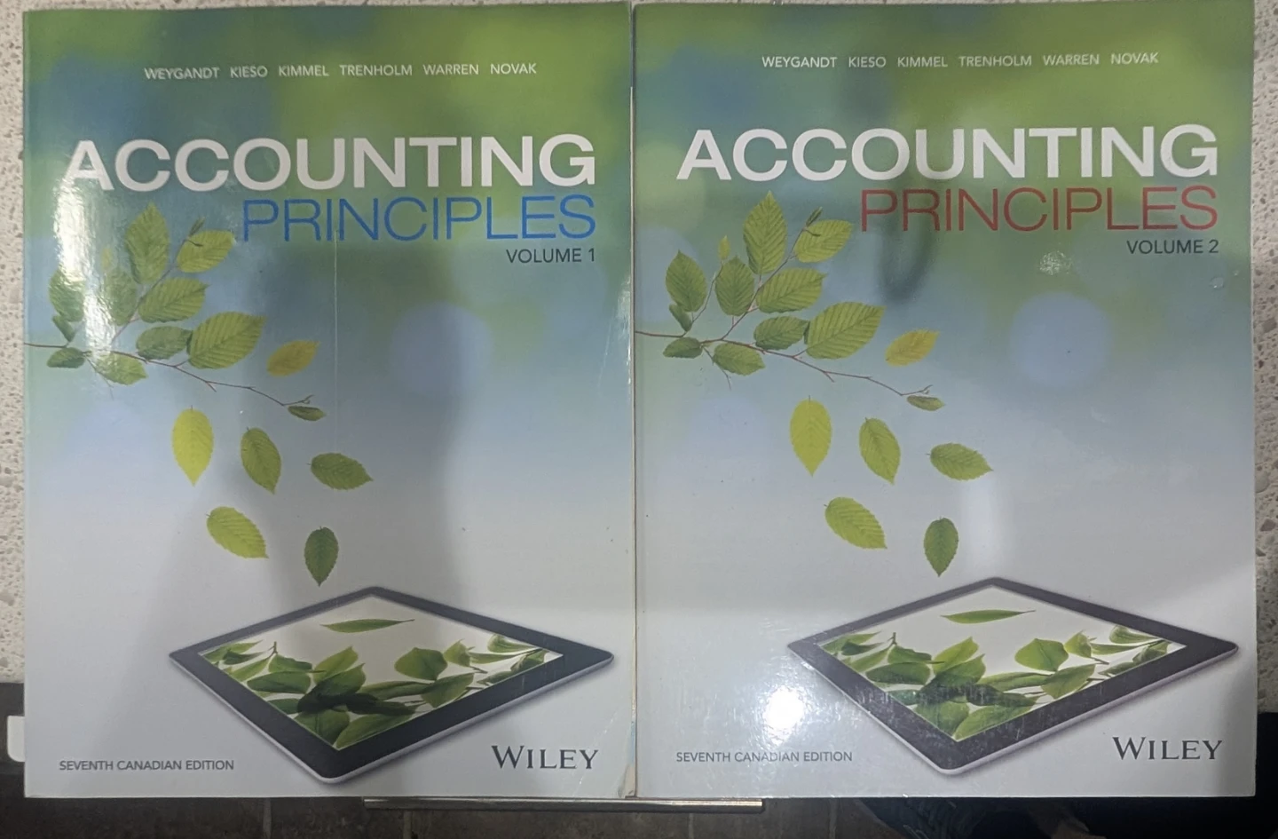 Unused- Accounting Principles 7th Canadian Edition Vol 1 & 2