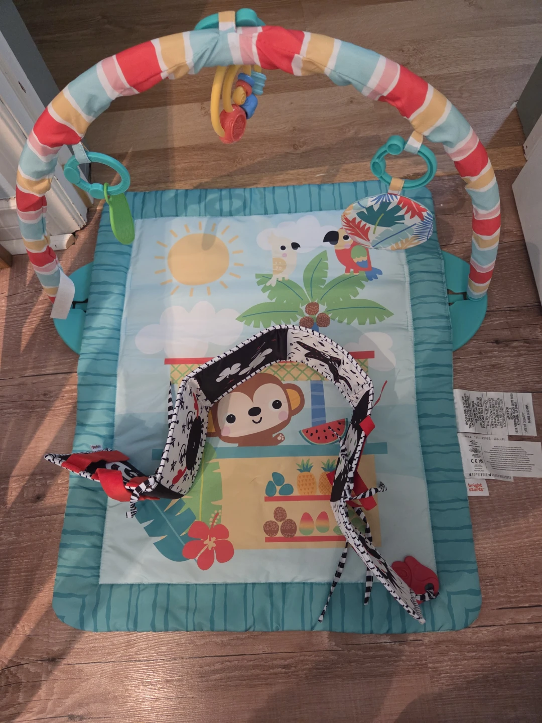 Bright Starts baby play gym and sensory book