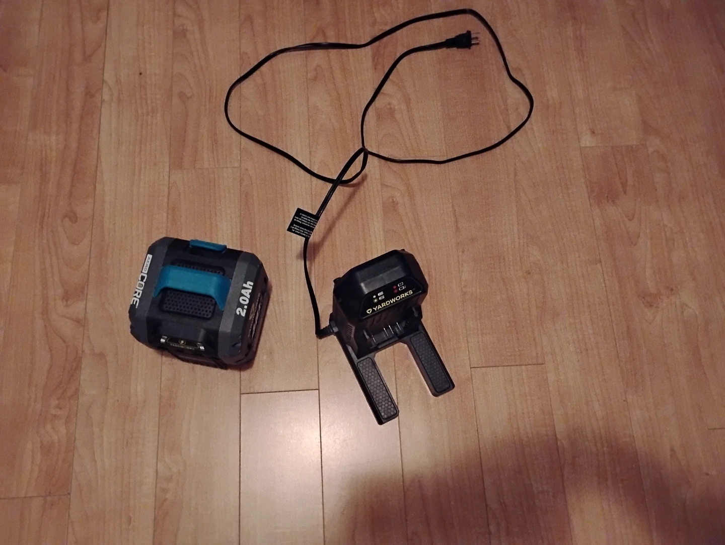Yardworks 48V Max Cordless Grass Trimmer - photo 3